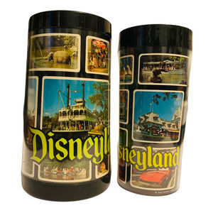 Vintage Disneyland Thermo Serv Lot of 2 Made in the USA Mug/Cup